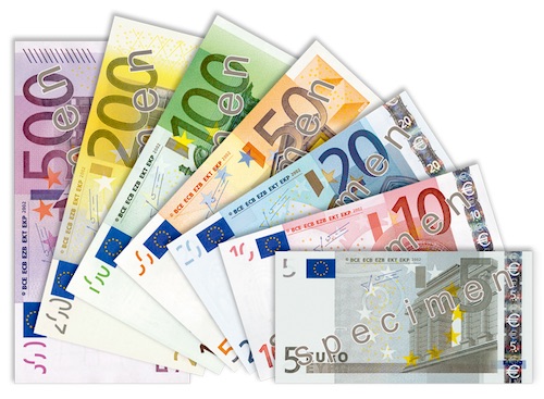 banconote euro 1 ilmamilio