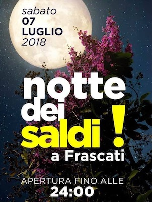 notteSaldi frascati 2018