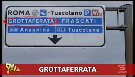 cartello sbagliato striscialanotizia ilmamilio