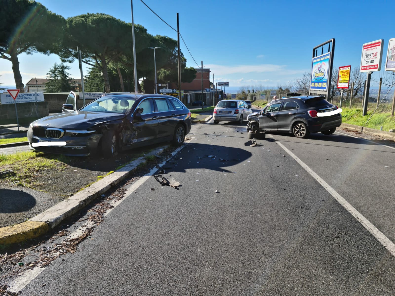 incidente in bicicletta a genzano di roma