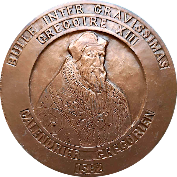 medaglia gregXIII 1 ilmamilio