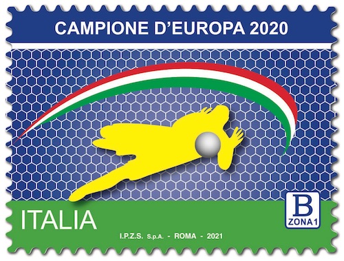 francobollo campionedEuropa ilmamilio
