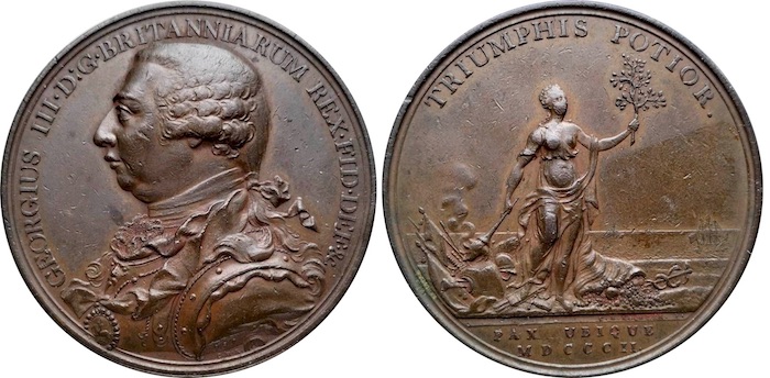 medaglia1802 giorgioIII ilmamilio
