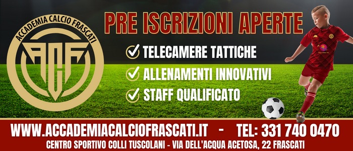 accademia calcio frascati banner ilmamilio