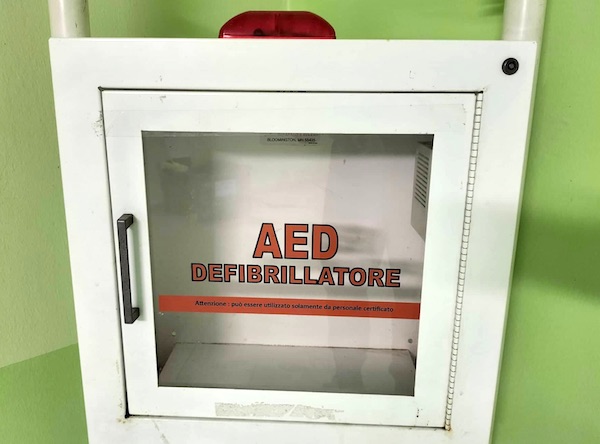 defibrillatore assente ilmamilio