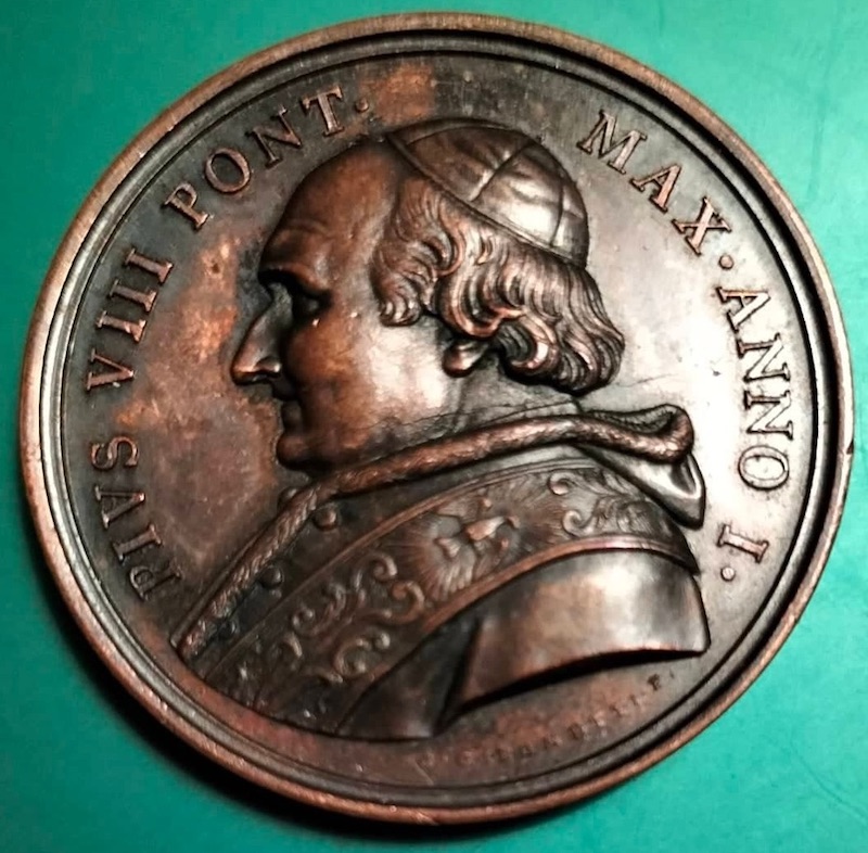 pioVIII medaglia1829 1 ilmamilio